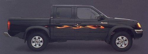1960 - 2009 Full Size Truck Large Flames Decals Colors Available!
