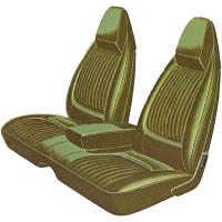 1971 Challenger Deluxe Split Bench Seat Upholstery NEW!